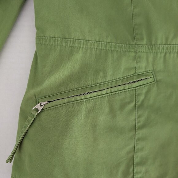 ANN TAYLOR LOFT Women's Lightweight Snap Up Jacket   Size 6  Green NWOT - Picture 5 of 8